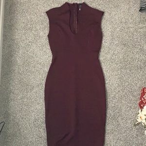 Fairly new burgundy dress.